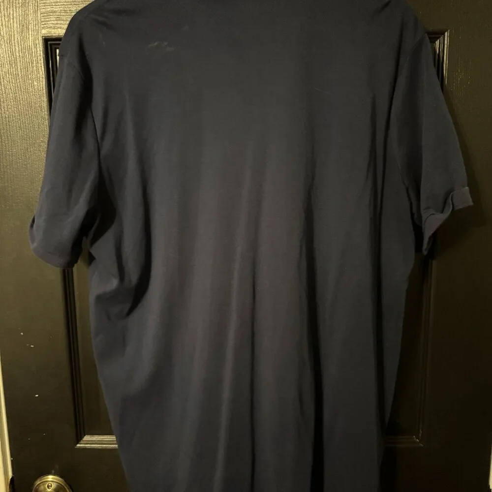 Mens Polo Short Sleeve Navy Polo - Picture 4 of 4